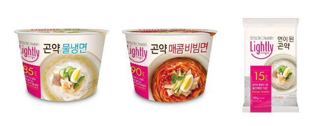 라이틀리 곤약면 3종