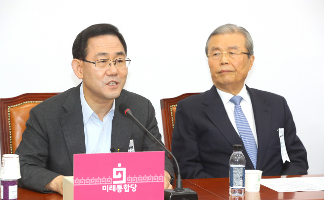 비대위 발언하는 주호영