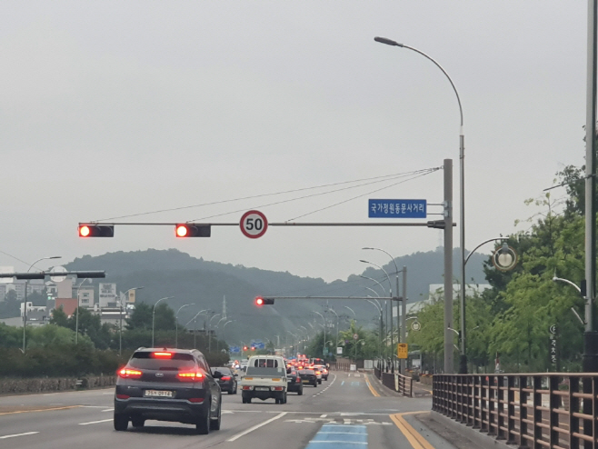 국가정원(동문 앞) 도로