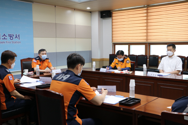 평택소방서, 현장대원의 효율적인 감염관리