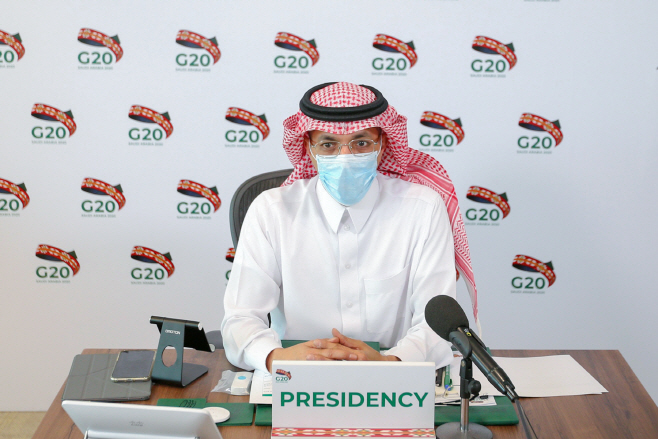 SAUDI-G20-HEALTH-VIRUS-ECONOMY <YONHAP NO-0642> (AFP)
