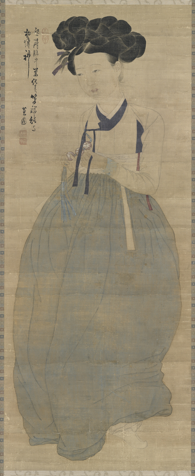 보물 제1973호, 신윤복 필 미인도