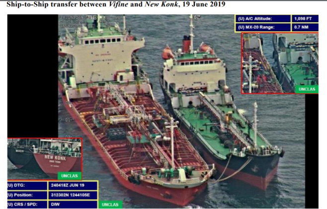 북한의 불법 환적