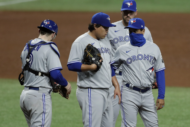 Blue Jays Rays Baseball <YONHAP NO-1929> (AP)