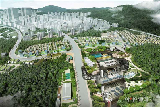 지하공간 복합플랜트 적용 조감도