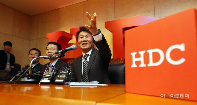 정몽규 HDC현대산업개발 회장 아시아나항공 인수 기자회견
