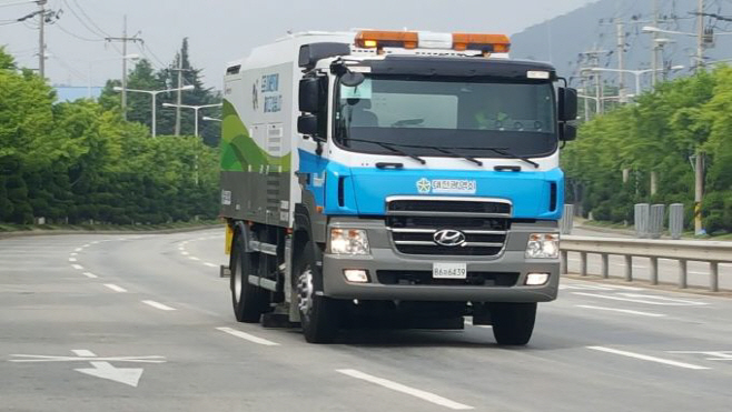 비산 먼지 차량