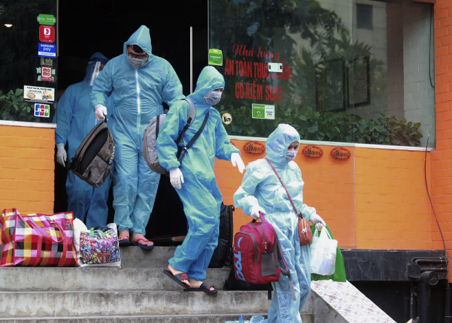 Virus Outbreak Vietnam <YONHAP NO-3980> (AP)