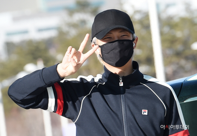 [포토] 방탄소년단 RM, 귀엽죠?