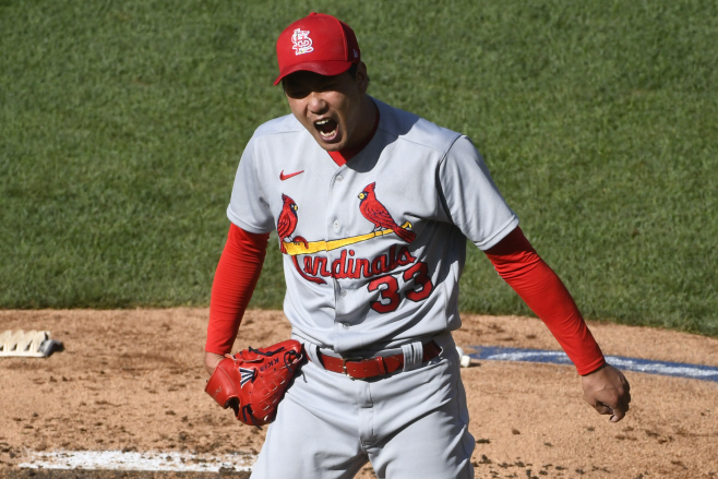 Cardinals Cubs Baseball <YONHAP NO-1345> (AP)