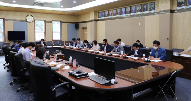 평택시의회, 8월 의회 정기 간담회 가져