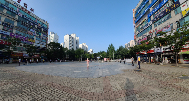 거리가 한산해진 고양시 장항2동 풍경/제공=고양시