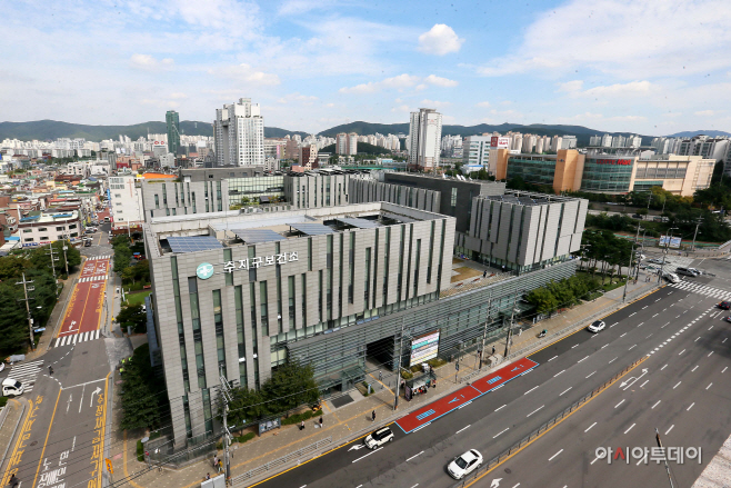 수지구보건소 전경.