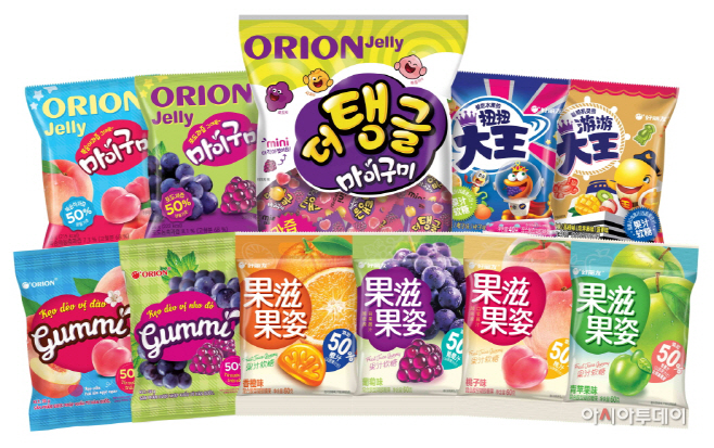 [오리온 사진자료] 오리온 글로벌 젤리 제품 이미지