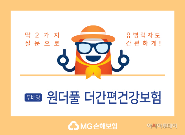 1. MG손해보험 (무)원더풀 더간편건강보험 이미지