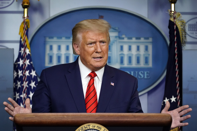 Virus Outbreak Trump <YONHAP NO-1606> (AP)