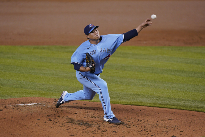 Blue Jays Marlins Baseball <YONHAP NO-3008> (AP)
