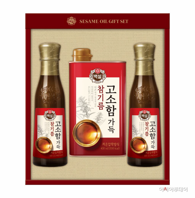 백설 고소함 가득 참기름세트 2호