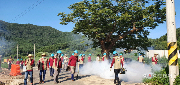 수해복구 지원