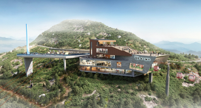 하동 금오산 케이블카(상부)