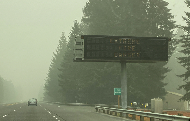 Oregon Wildfires Air Quality