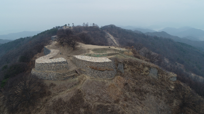계족산성 전경
