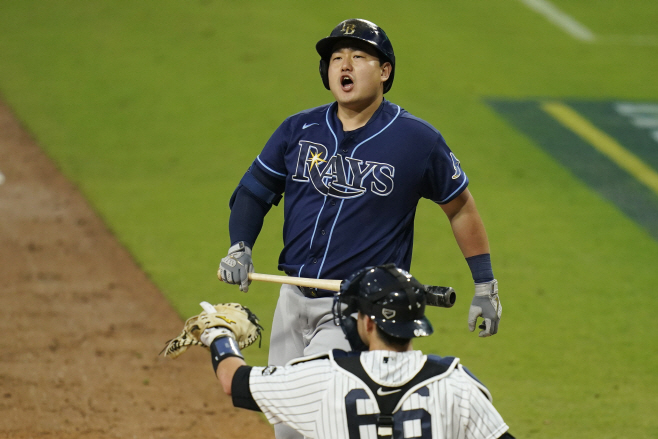 ALDS Rays Yankees Baseball <YONHAP NO-3368> (AP)