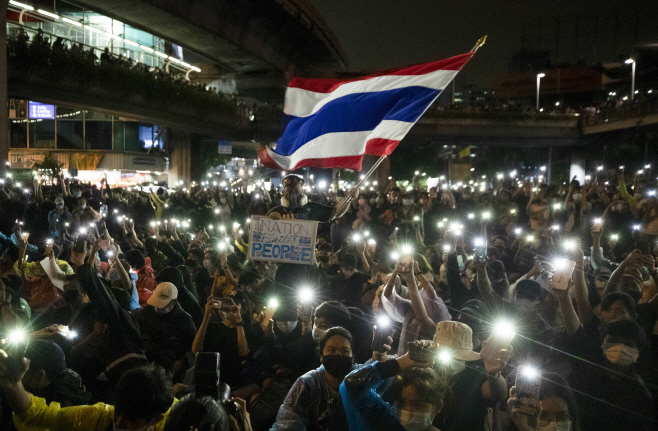 Thailand Protests <YONHAP NO-0353> (AP)