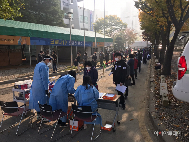코로나19 전수검사 실시사진 (1)