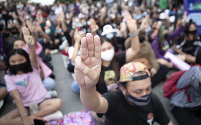 Thailand Protests <YONHAP NO-5149> (AP)