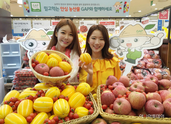 롯데마트, GAP 인증 농산물 판촉전 참고사진