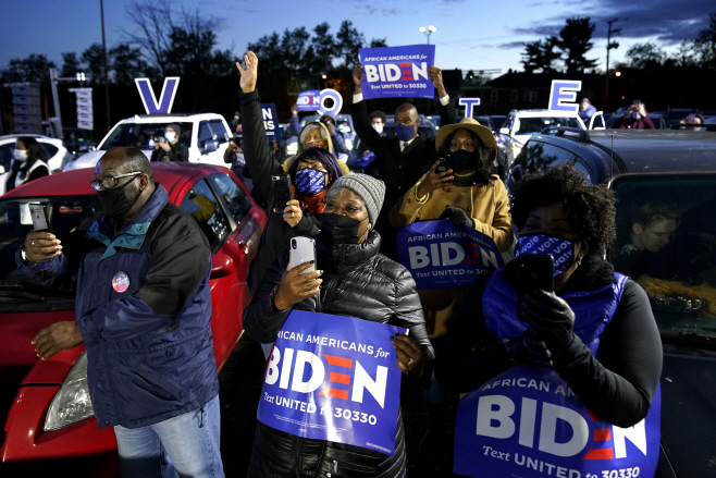 APTOPIX Election 2020 Biden <YONHAP NO-3238> (AP)