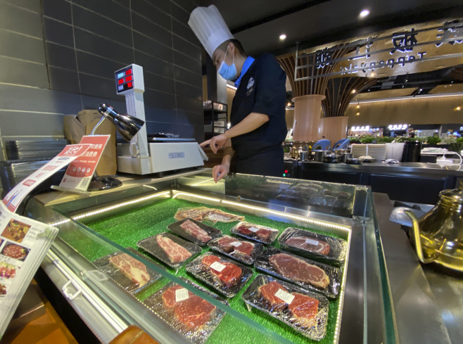 China Australia Beef <YONHAP NO-5012> (AP)