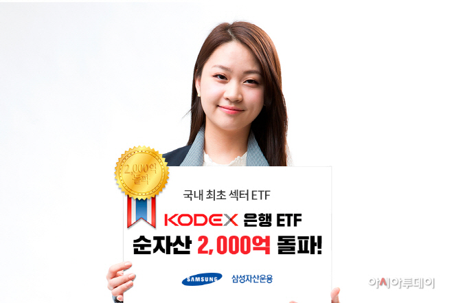 KODEX 은행 ETF 순자산 2000억 돌파