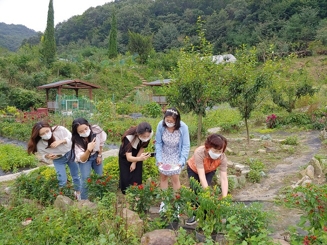 마을배움터 영상 촬영 모습
