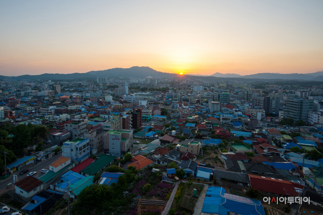 19일(홍성군, 범죄예방디자인 공모사업 선정_홍성읍 전경)