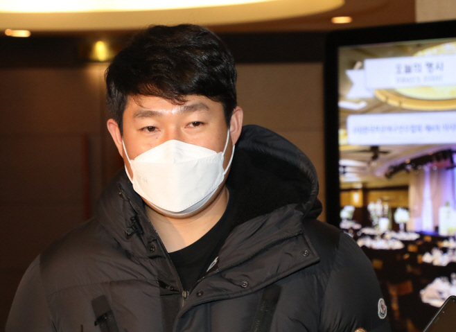 양의지 선수협회 신임 회장<YONHAP NO-3730>