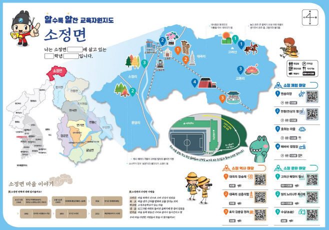소정면 교육자원지도