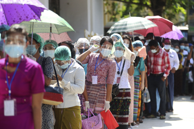 Myanmar Election <YONHAP NO-7475> (AP)