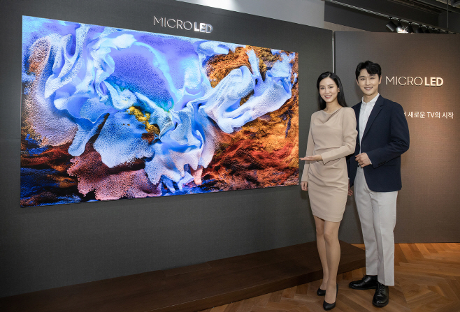 삼성전자, 마이크로 LED TV 전격 공개
