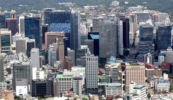 대기업 빌딩 연합사진