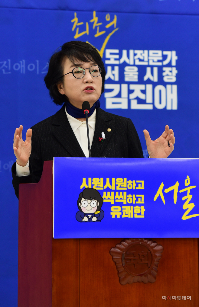 [포토] 김진애, '서울시장 출마합니다'