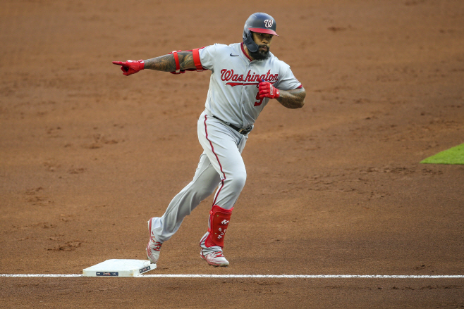 BASEBALL-MLB-ATL-WAS/ <YONHAP NO-1683> (USA TODAY Sports)