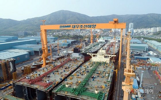 대우조선해양 옥포조선소 전경