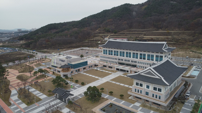 경북교육청 전경사진