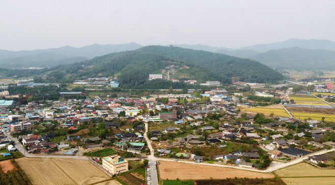 창평면 드론 전경