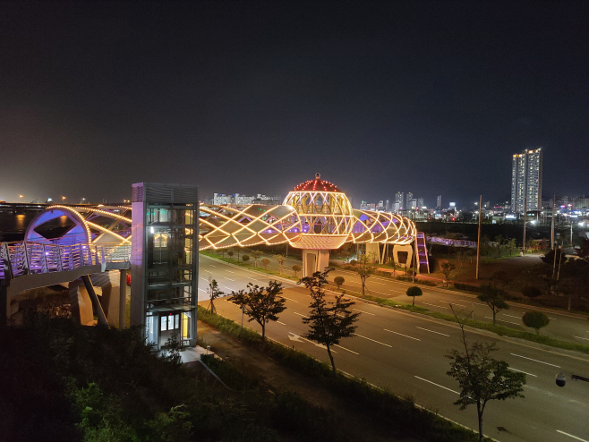 해오름육교 야경