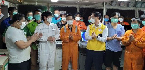 주이란대사관 현장지원팀, 한국케미호 승선 영사접견