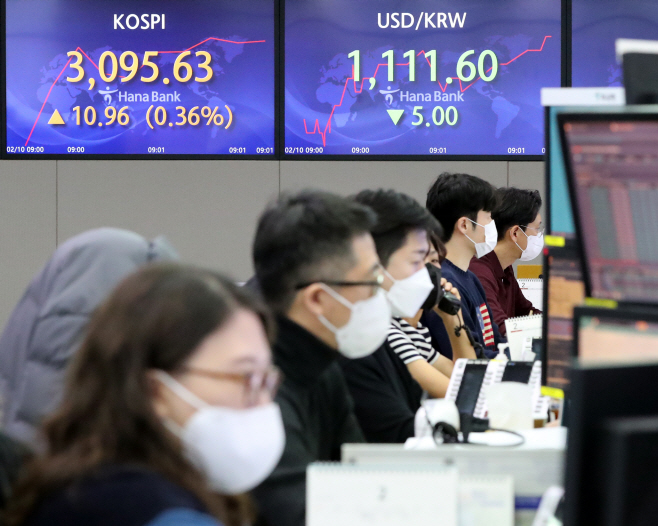 코스피 상승 출발<YONHAP NO-2361>
