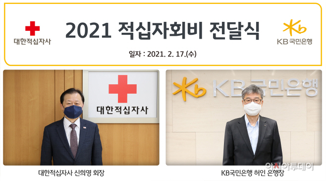 (보도사진)대한적십자사 회비 전달식